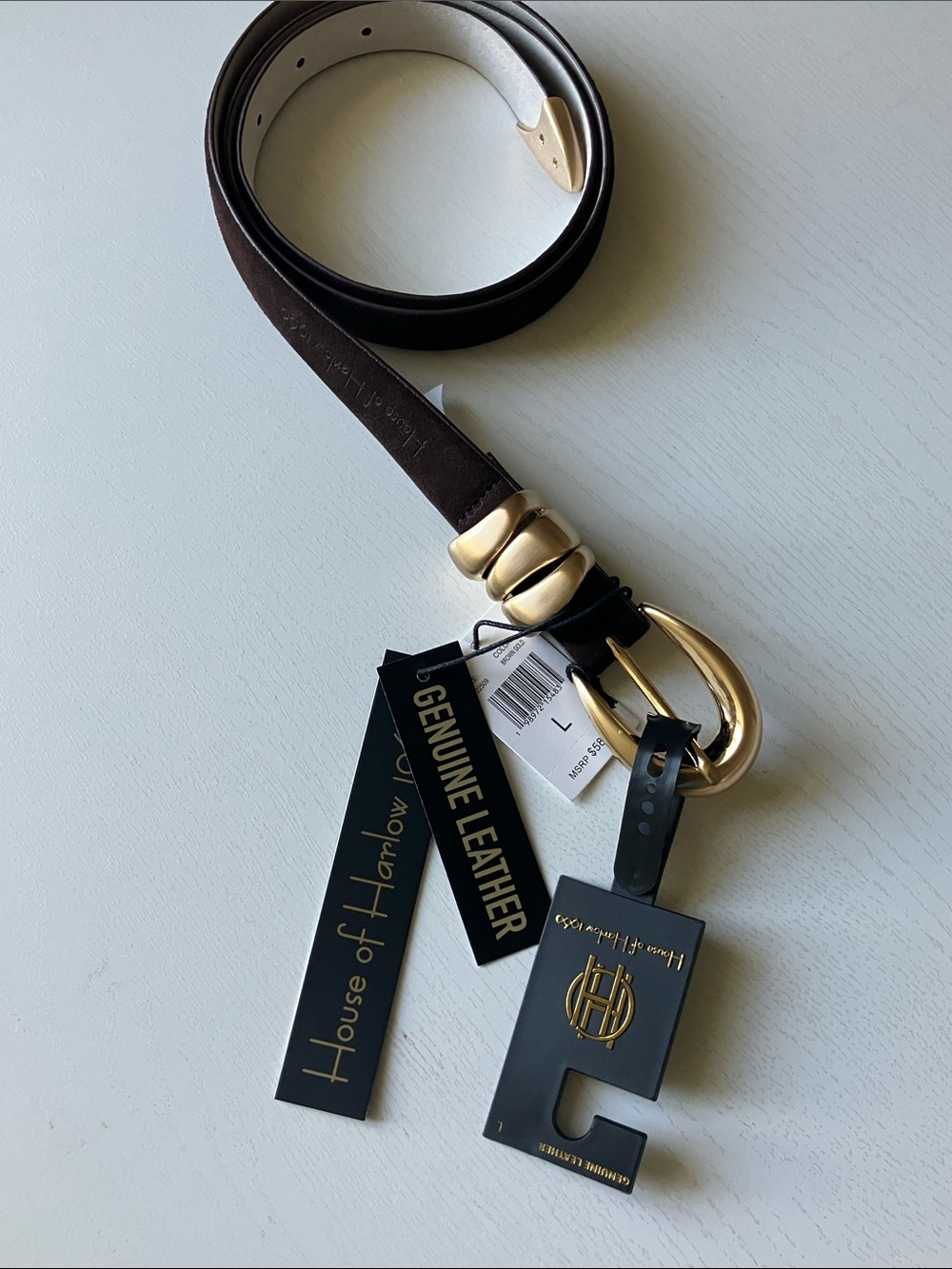 House Of Harlow 1960 Genuine Leather Belt (Size Large) NWT